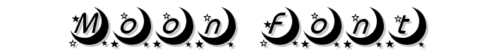 moon font font